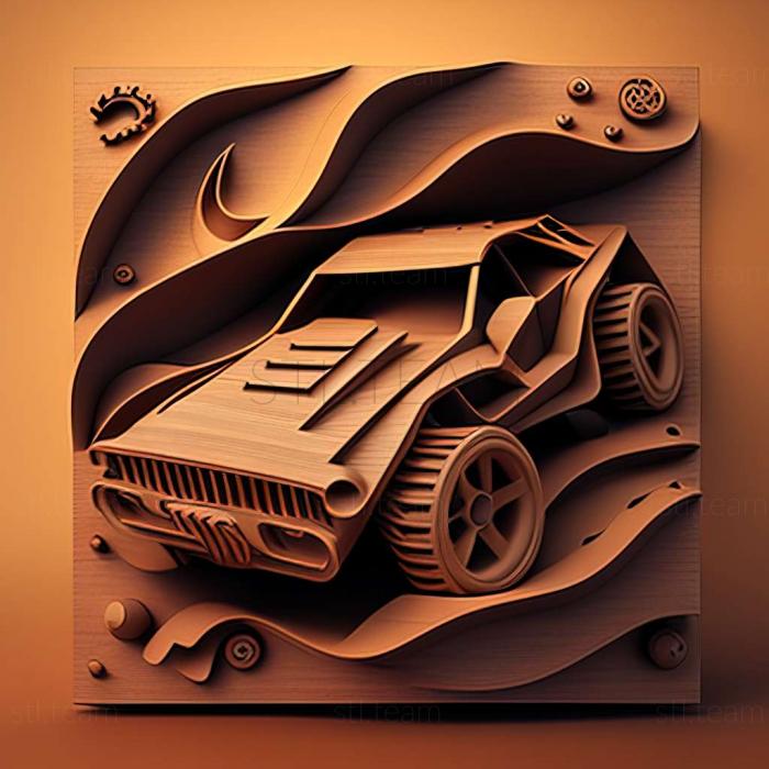 3D model RC Cars game (STL)